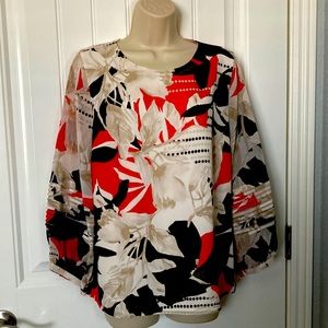 Calvin Klein lined blouse NWOT